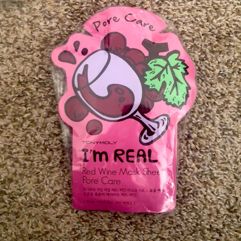 10 - TONY MOLY Red Wine Face Masks